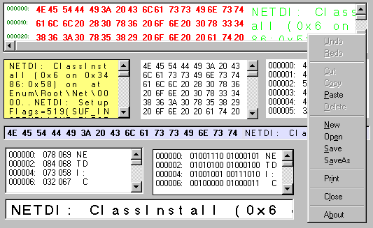 Hex Editor ActiveX Control Screenshot
